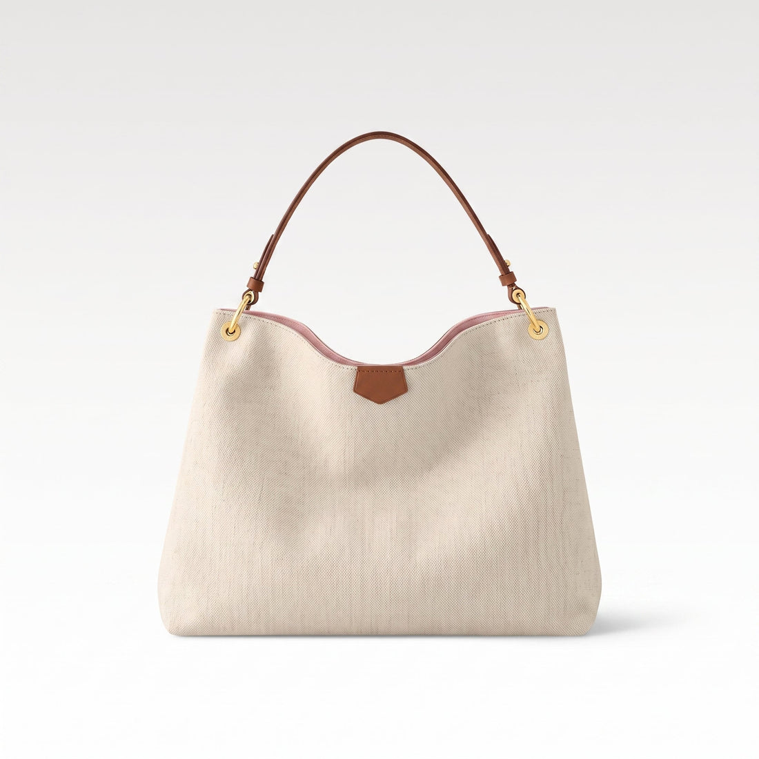 Luxury Shoulder Bag - Light Beige